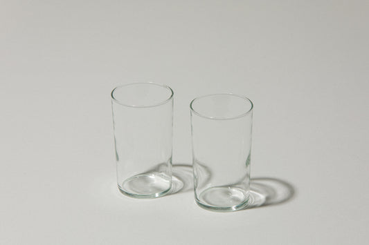 Set of two drinking GLASSES