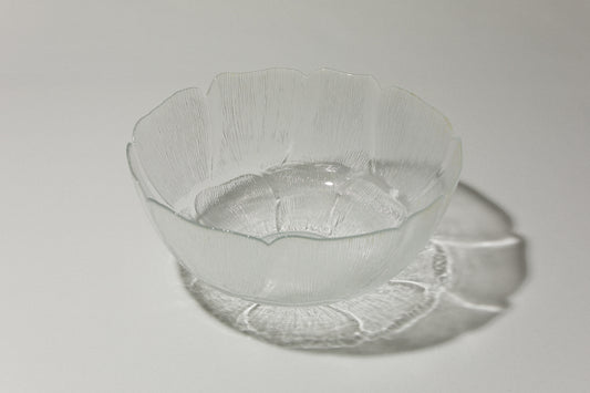 Textured glass BOWL extra-extra large