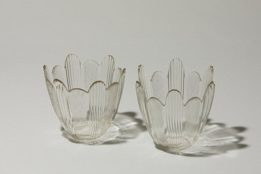 Set of two textured BOWLS