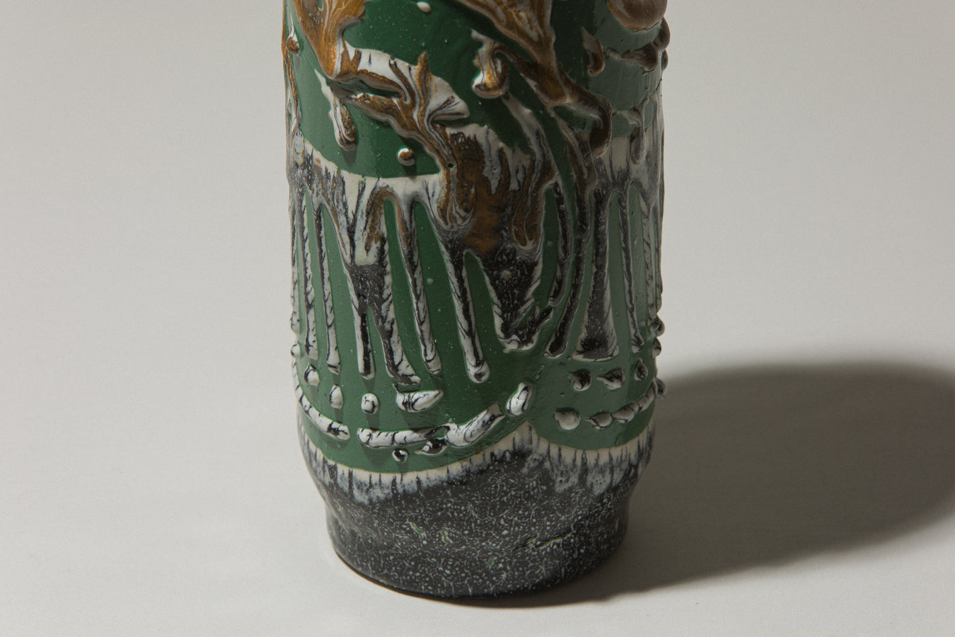 Vintage ceramic cylinder VASE