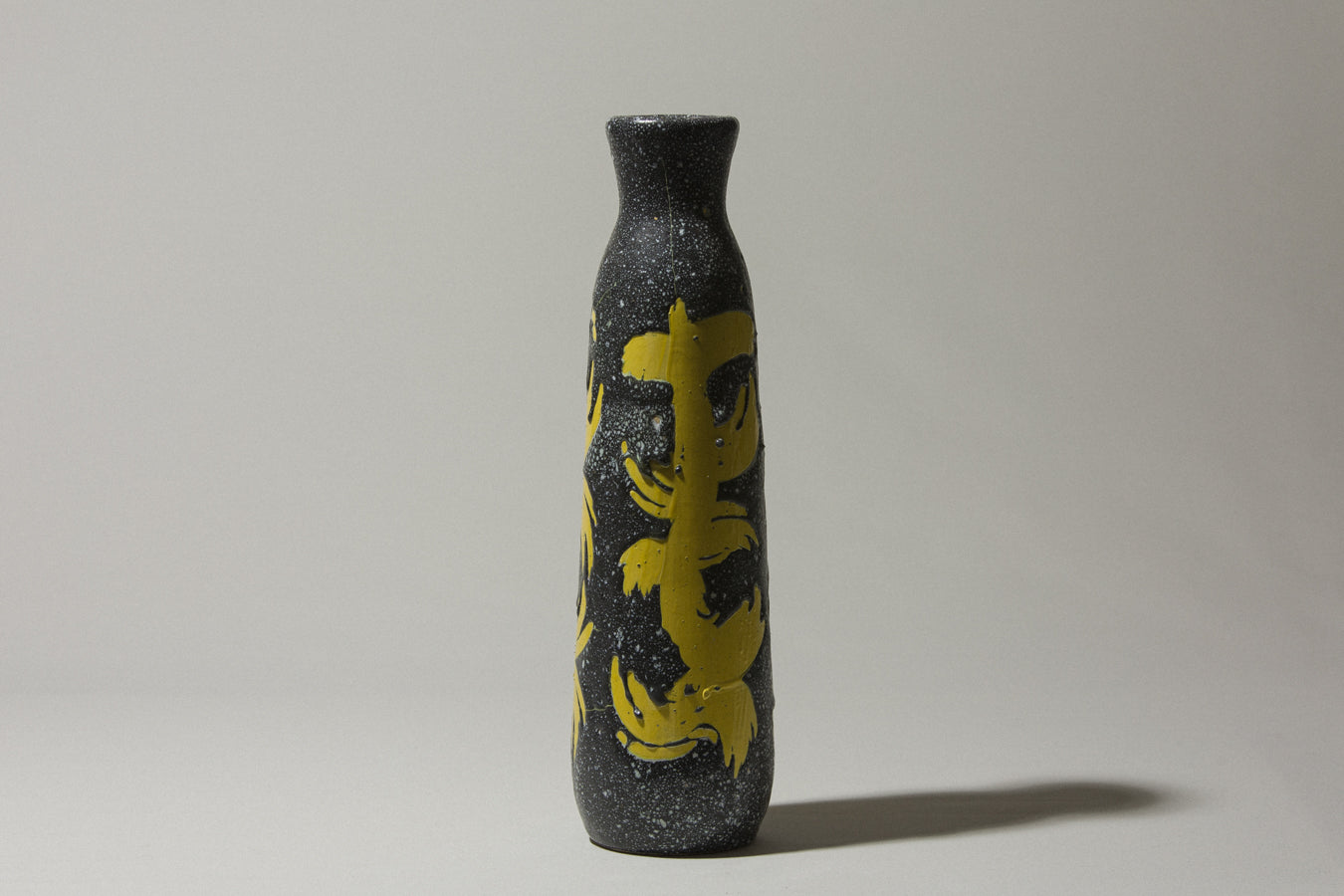 Vintage ceramic trapezoid VASE
