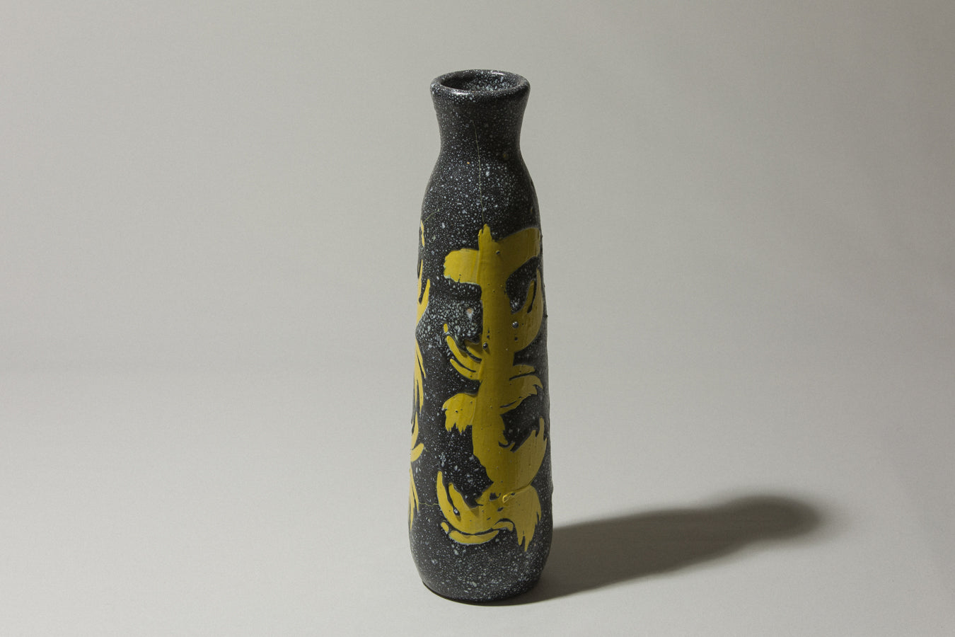 Vintage ceramic trapezoid VASE