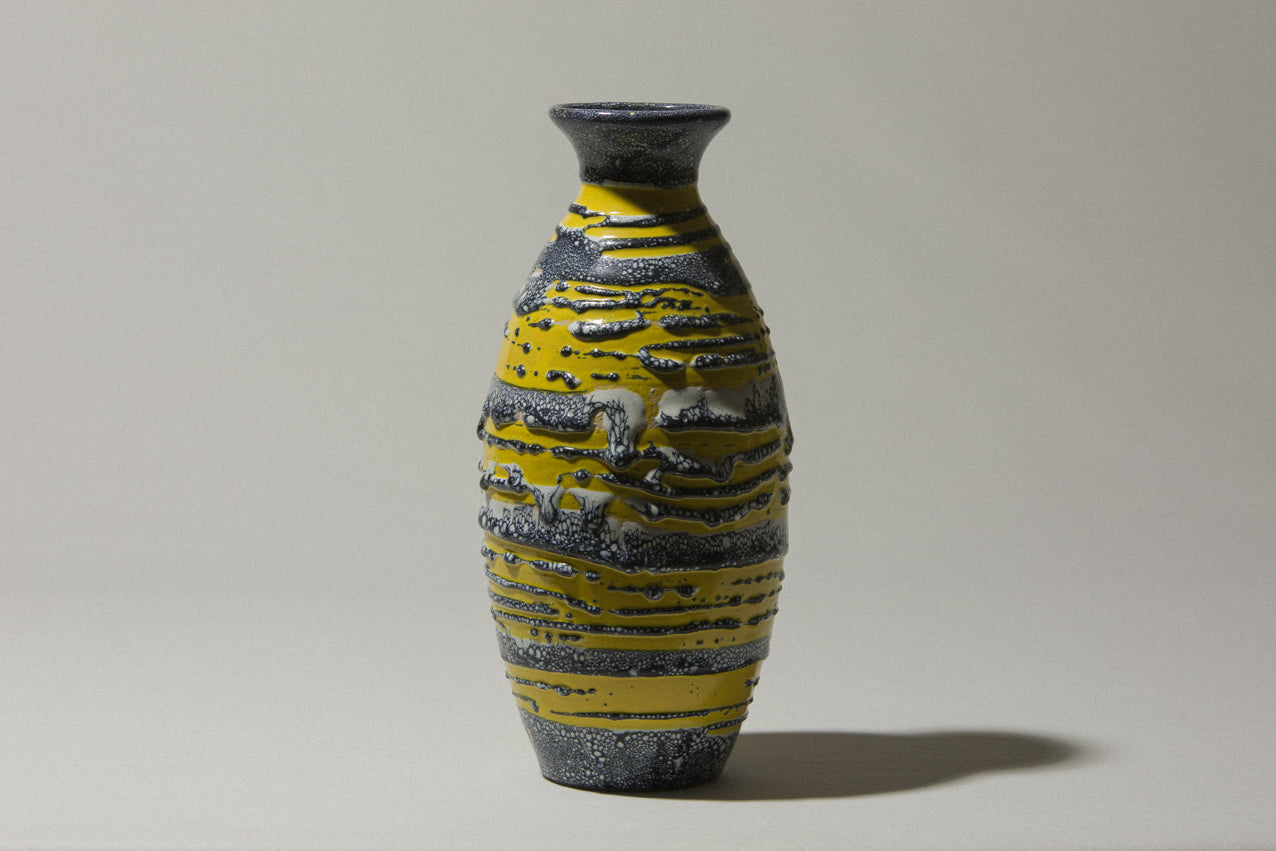 Vintage ceramic oval VASE