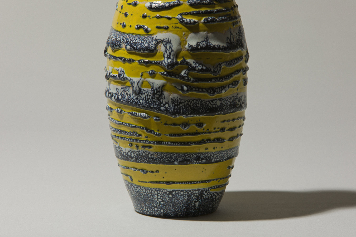 Vintage ceramic oval VASE