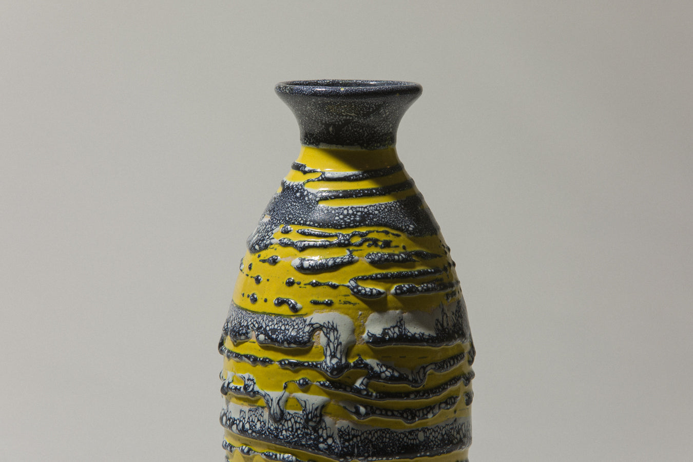 Vintage ceramic oval VASE