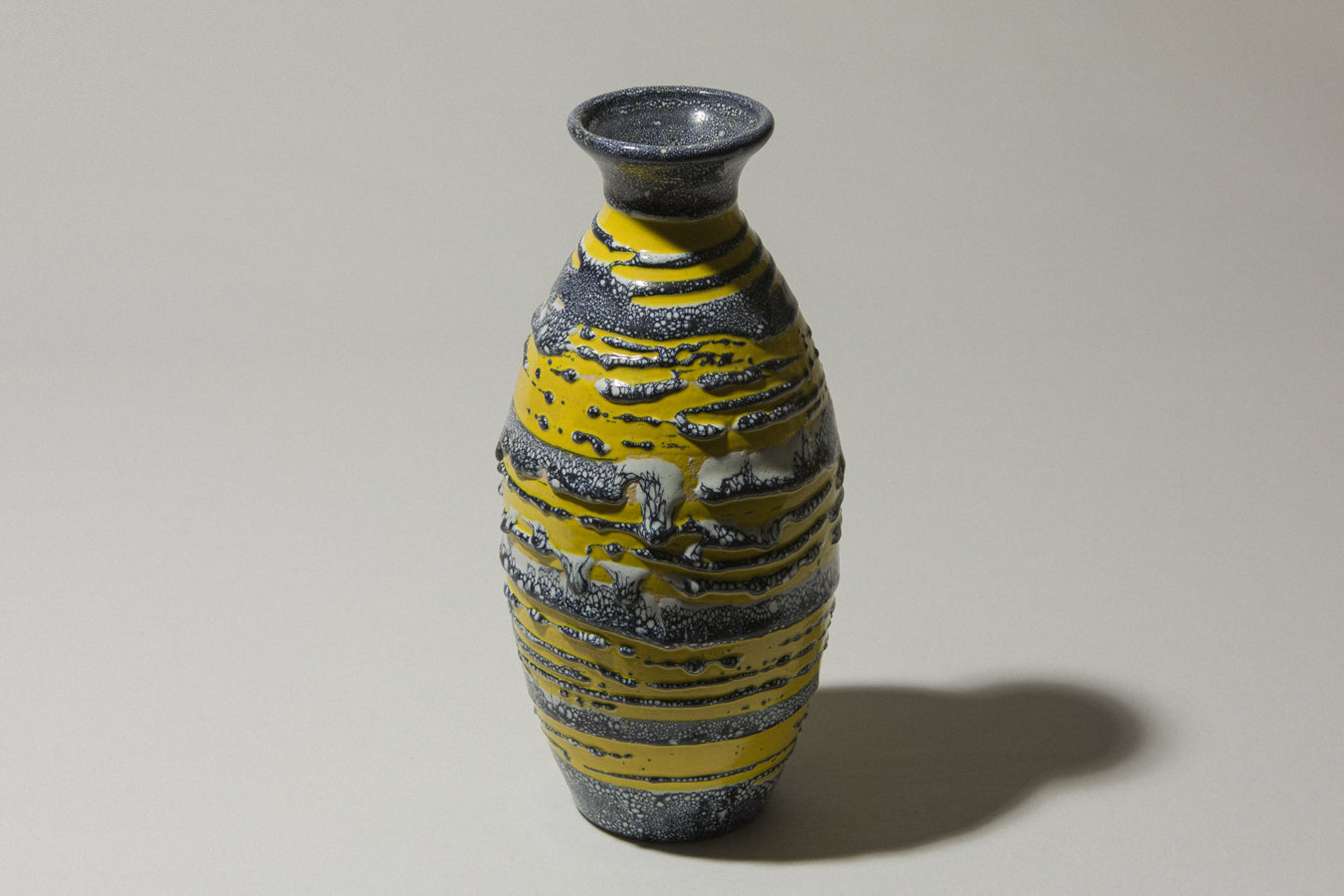 Vintage ceramic oval VASE
