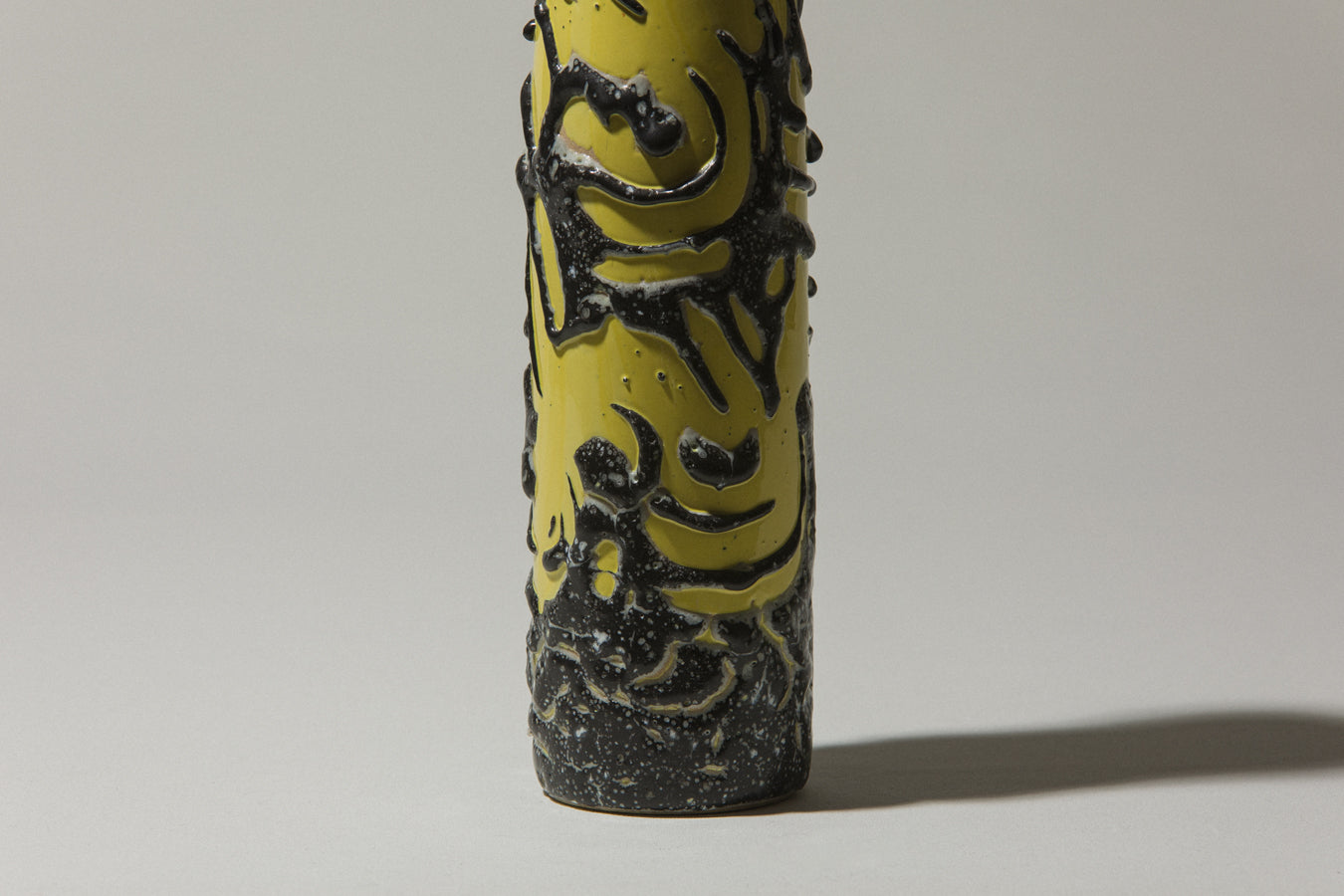 Vintage ceramic cylinder VASE