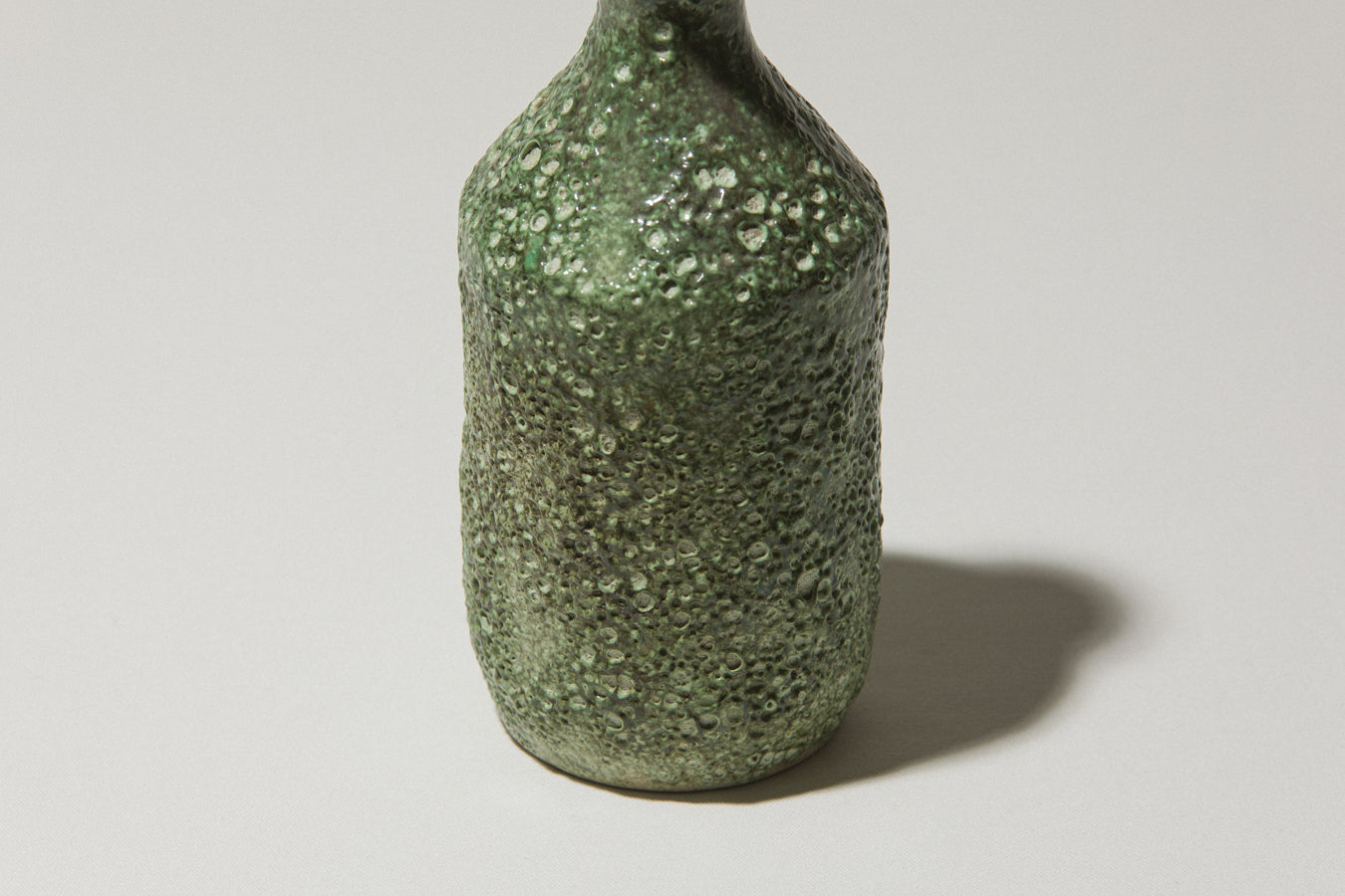 Bod ceramic VASE with mint green textured glaze