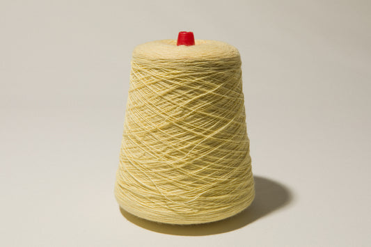 Butter yellow vintage YARN on cone