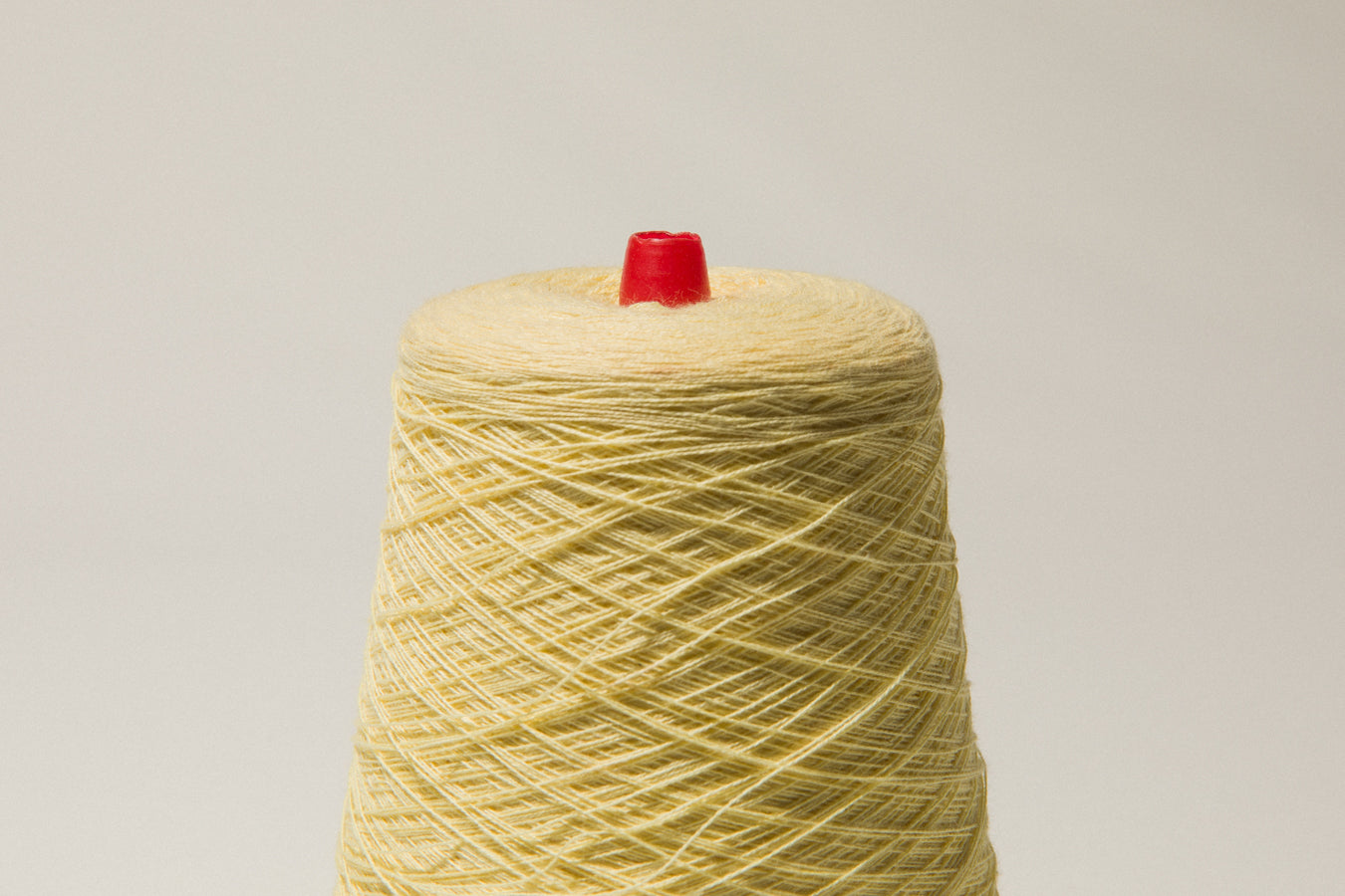 Butter yellow vintage YARN on cone