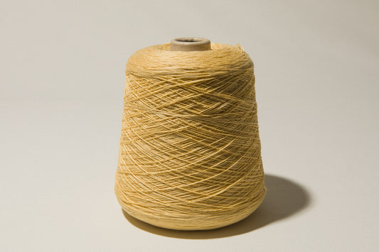 Butter yellow vintage YARN on cone