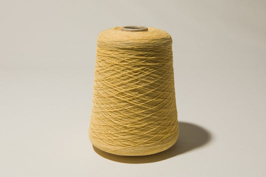 Butter yellow vintage YARN on cone