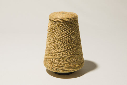 Light ochre vintage YARN on cone