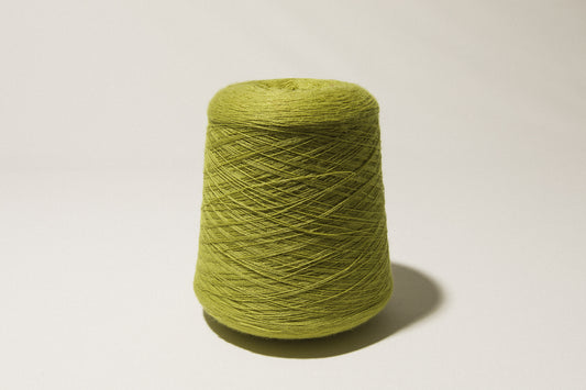 Pear green vintage YARN on cone