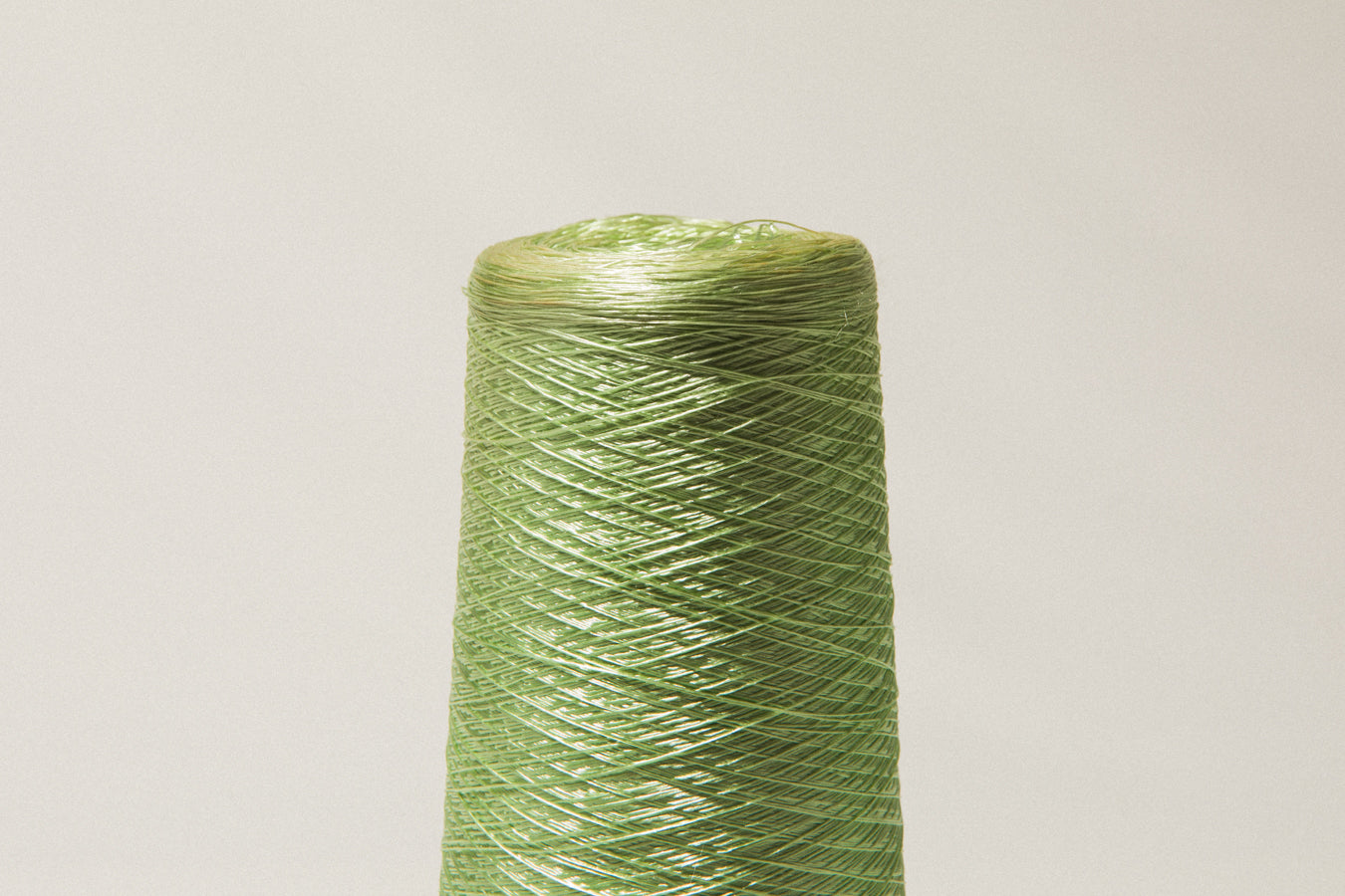 Tea green vintage YARN on cone