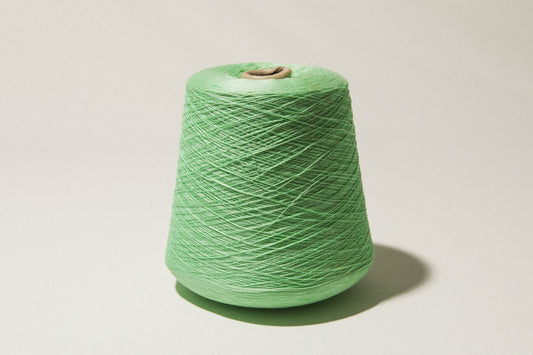 Mint green vintage YARN on cone