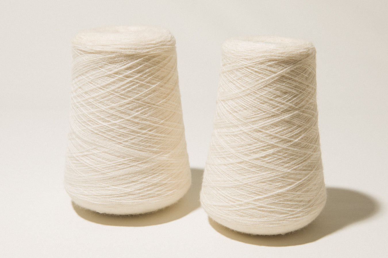 Off-white vintage YARN on cone
