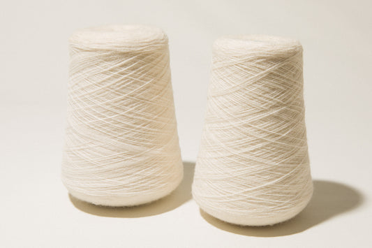 Off-white vintage YARN on cone
