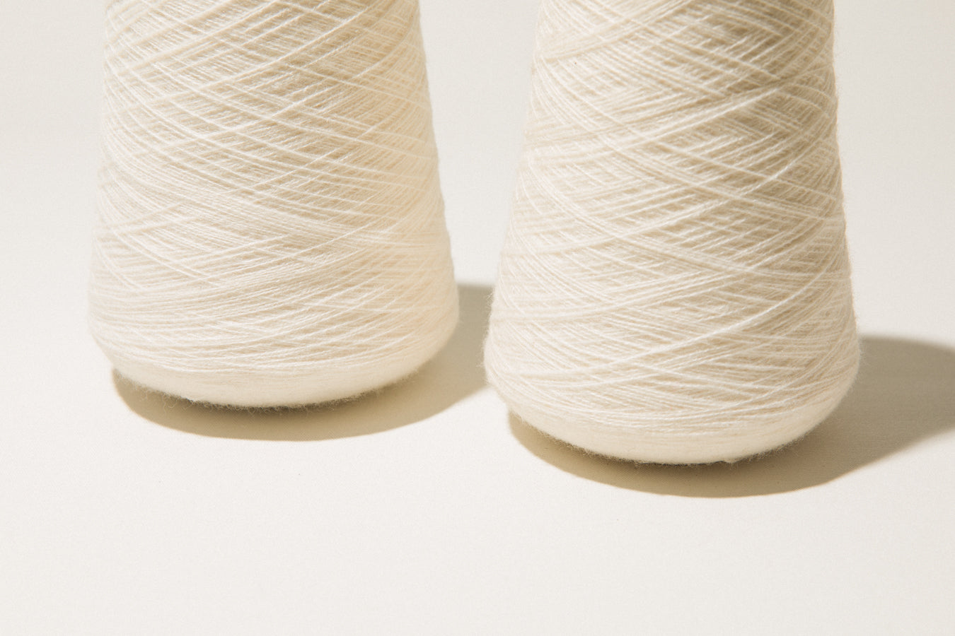 Off-white vintage YARN on cone