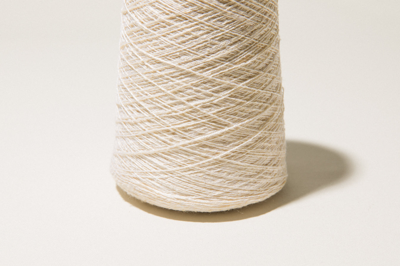 Off-white vintage YARN on cone