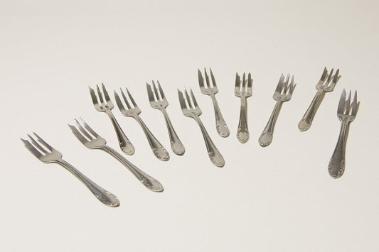 Eleven-pack DESSERT FORKS