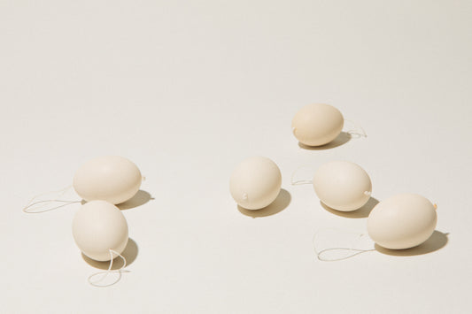 Set of six SMALL CHICKEN EGGS