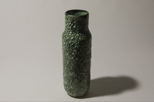 Bod ceramic VASE with mint green textured glaze