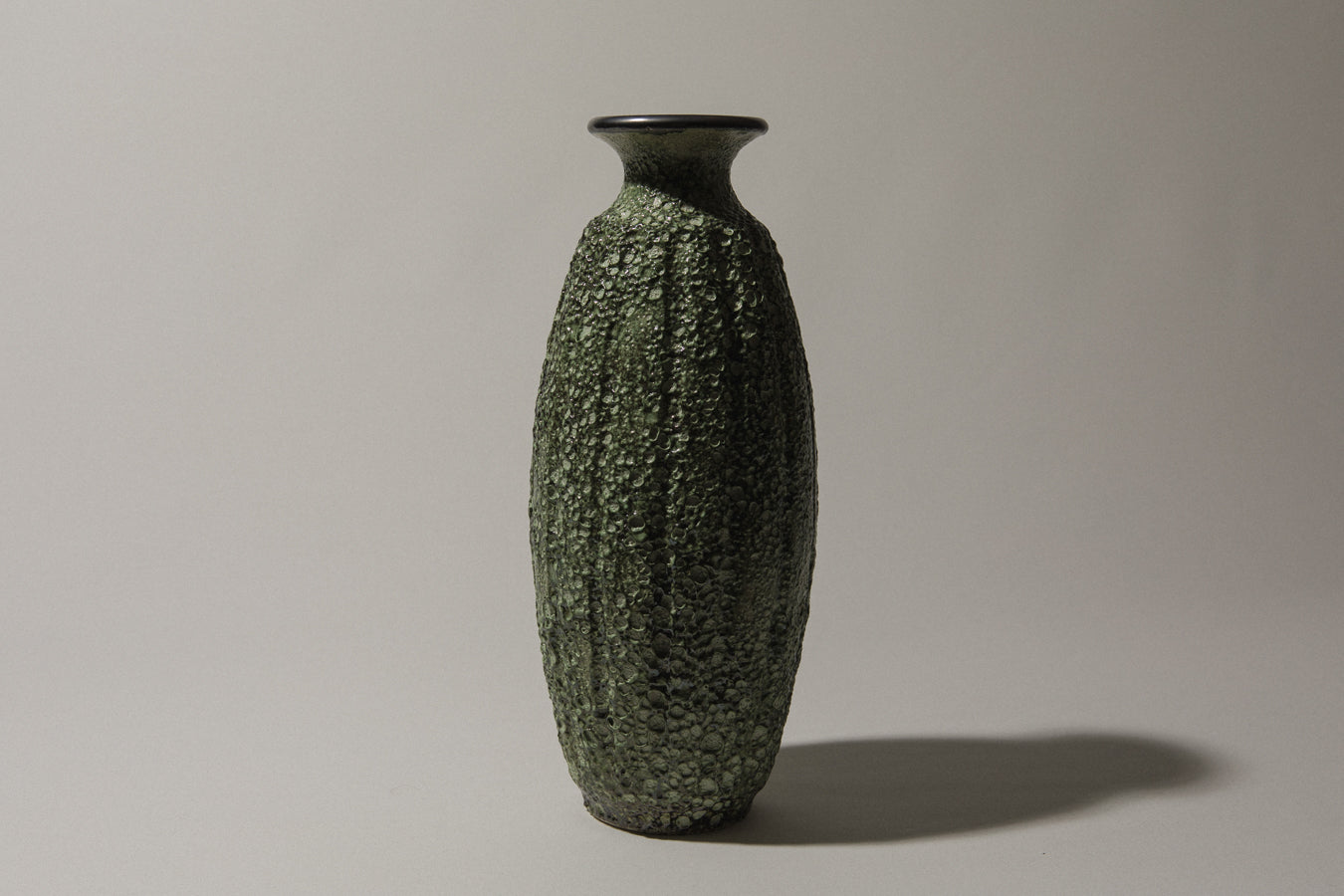 Bod ceramic VASE with mint green textured glaze