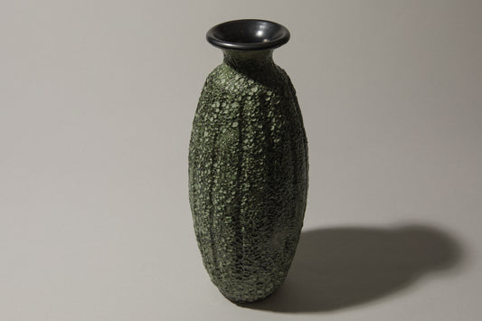 Bod ceramic VASE with mint green textured glaze