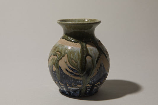 Vintage ceramic sphere VASE