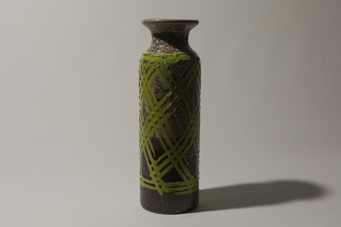 Vintage ceramic cylinder VASE