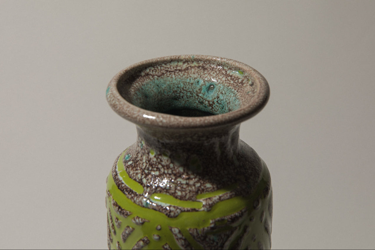 Vintage ceramic cylinder VASE