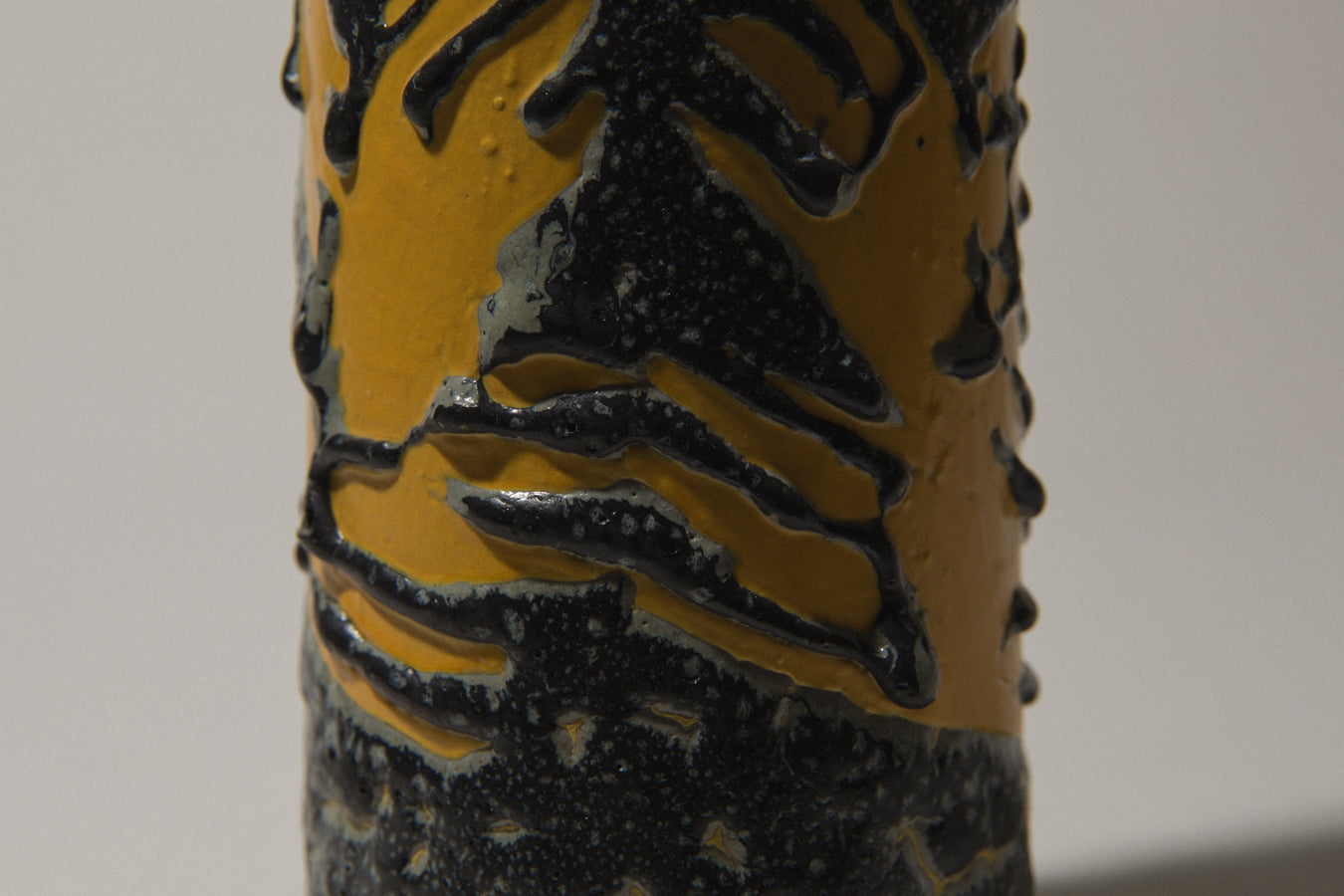 Vintage ceramic cylinder VASE