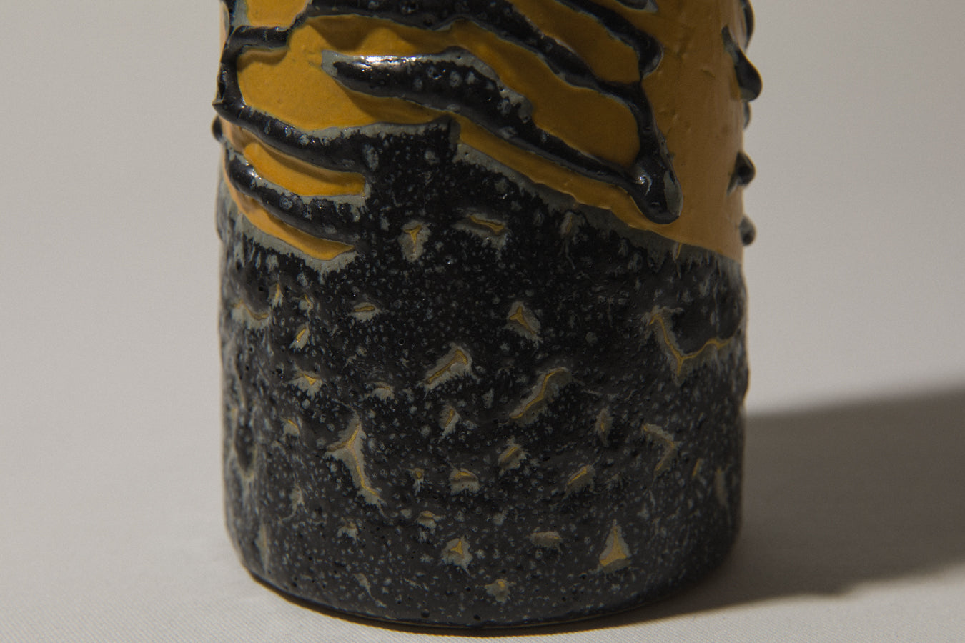 Vintage ceramic cylinder VASE