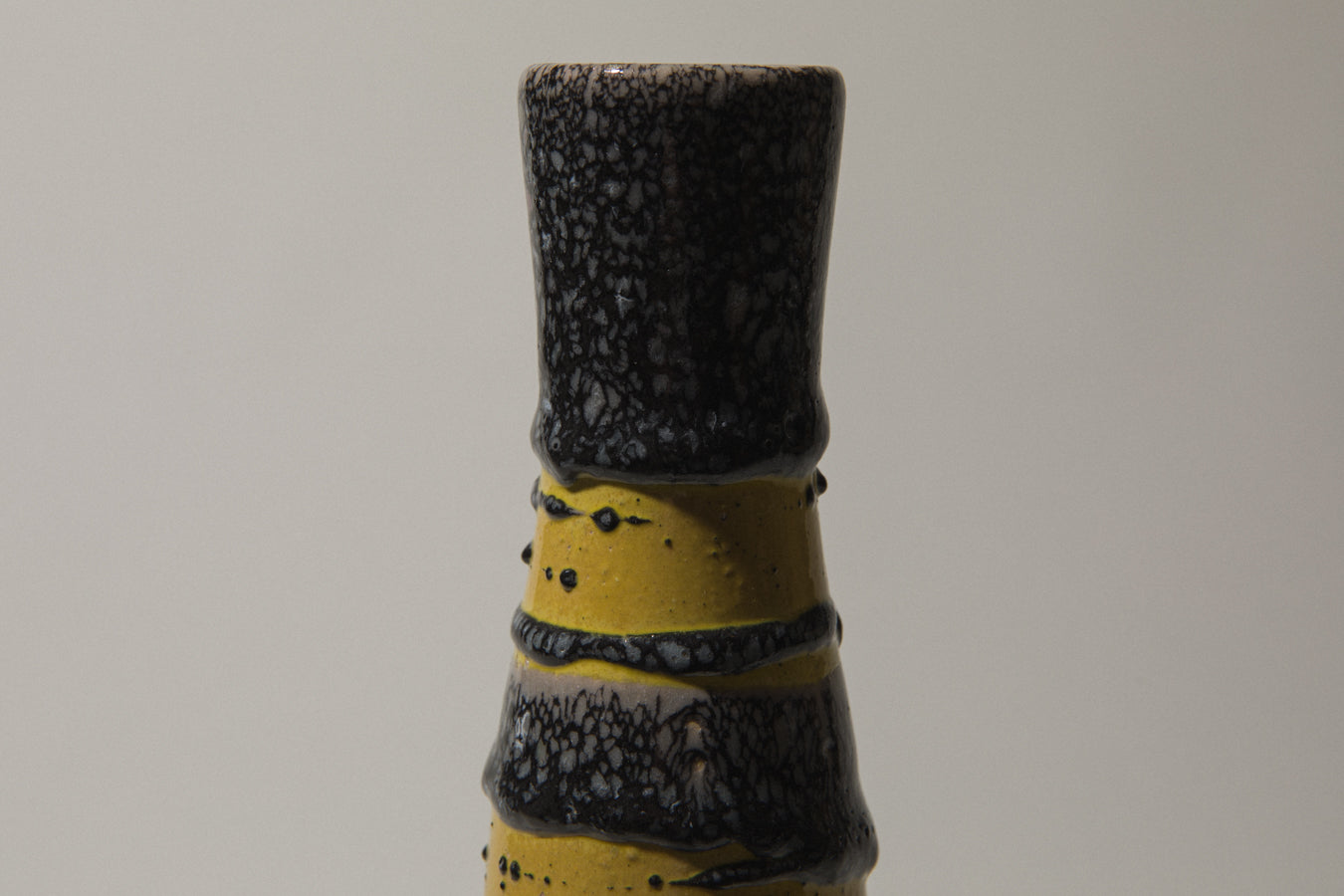Vintage ceramic cylinder VASE
