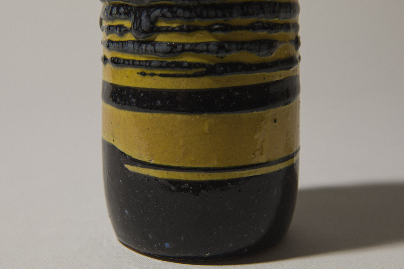 Vintage ceramic cylinder VASE