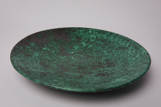 Teal ceramic PLATE _ 1437