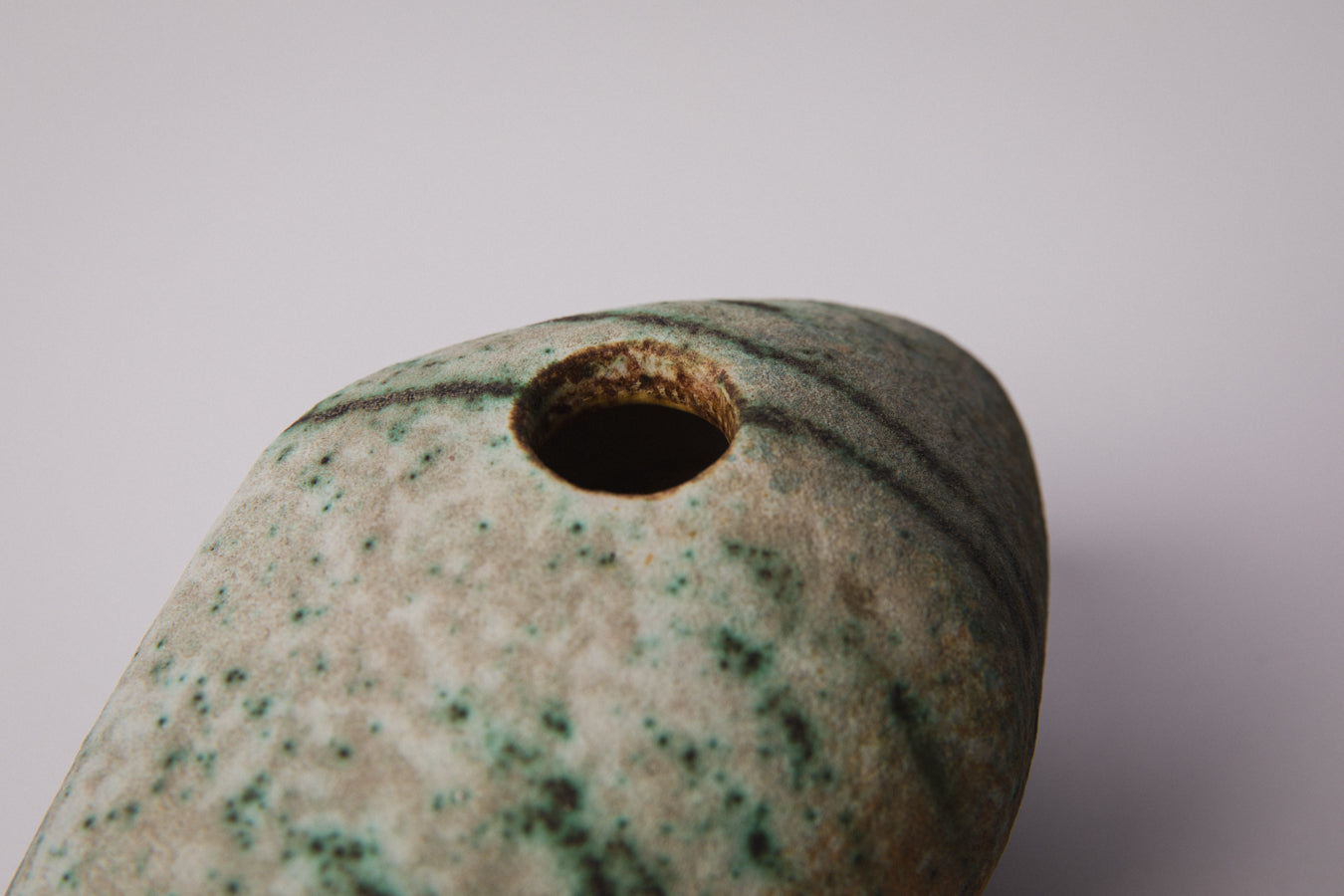 Reclining Pebble VASE by Ágoston Simó _ 1342
