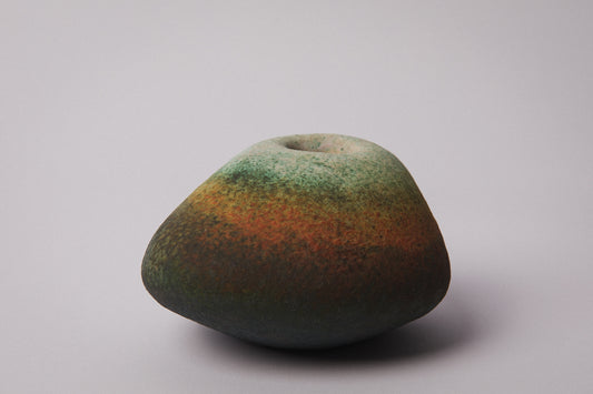 Reclining Pebble VASE by Ágoston Simó _ 1343