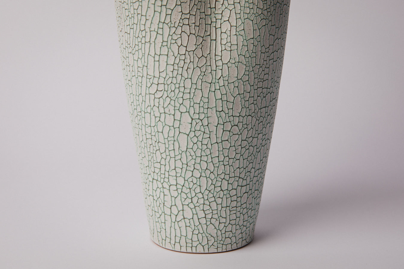 Ceramic VASE with crackle glaze _ 1356