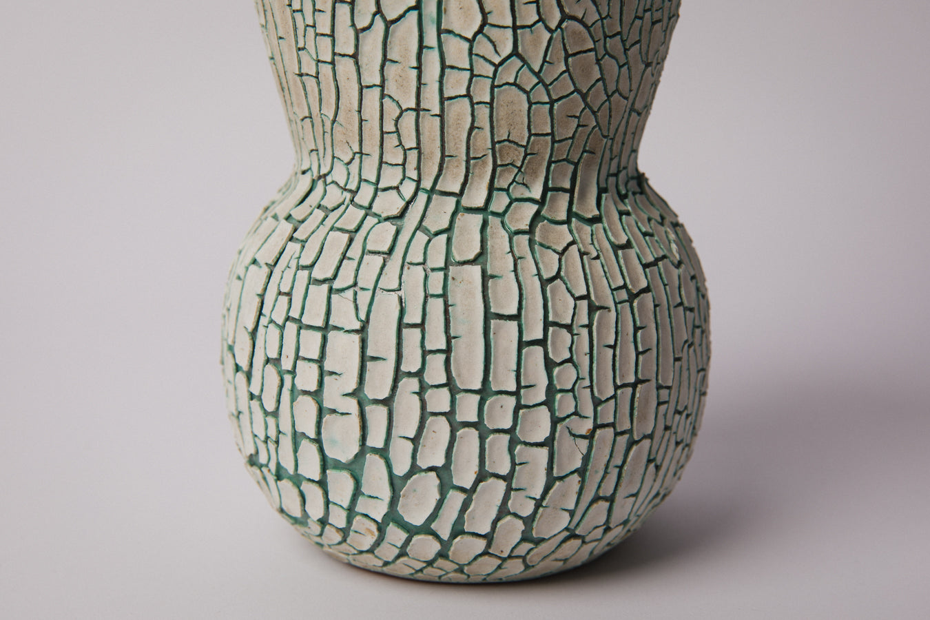 Ceramic VASE with crackle glaze _ 1357