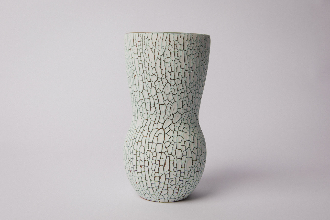 Ceramic VASE with crackle glaze _ 1358