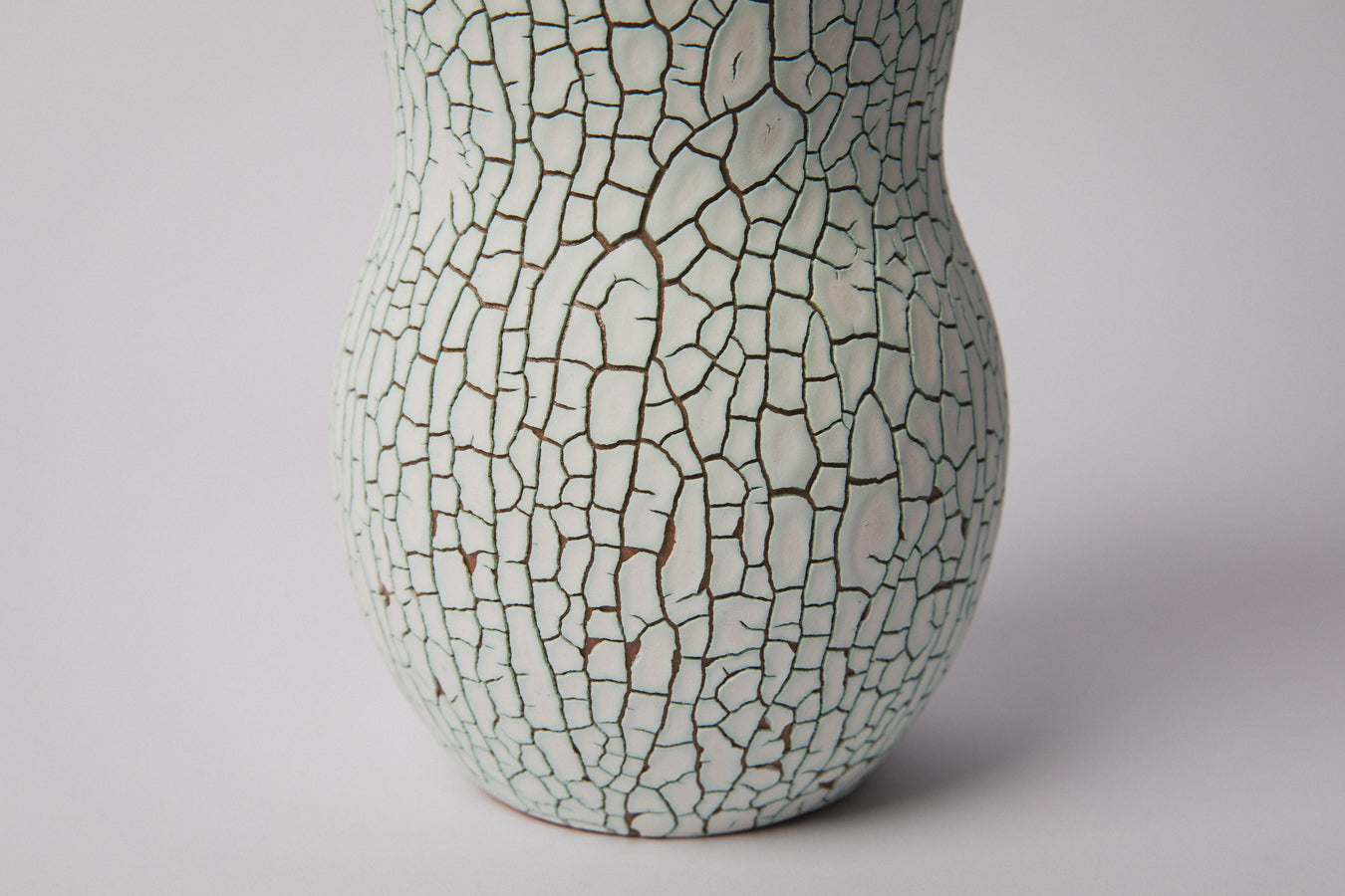 Ceramic VASE with crackle glaze _ 1358