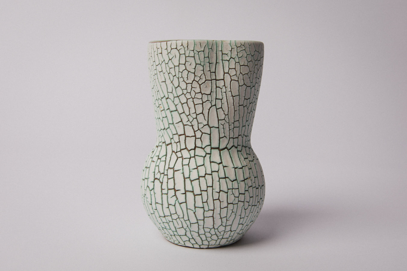 Ceramic VASE with crackle glaze _ 1359
