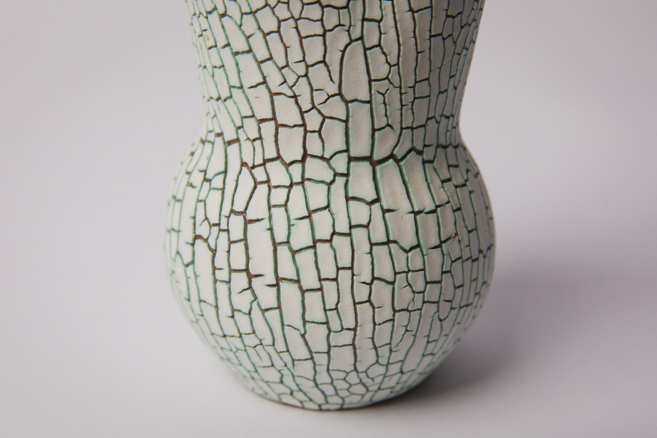 Ceramic VASE with crackle glaze _ 1359