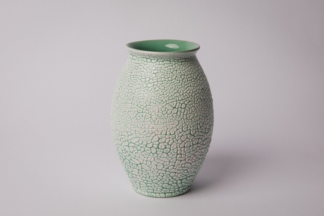 Ceramic VASE with crackle glaze _ 1361