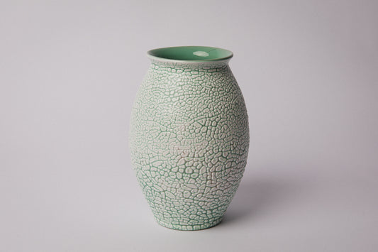Ceramic VASE with crackle glaze _ 1361