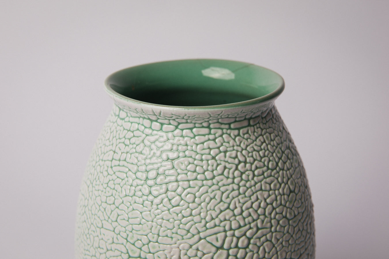 Ceramic VASE with crackle glaze _ 1361