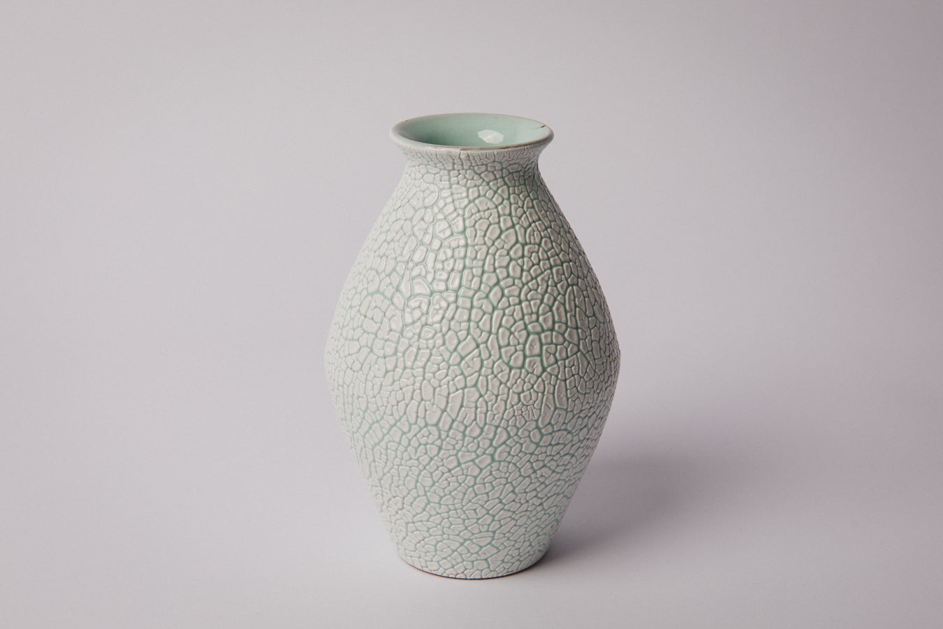 Ceramic VASE with crackle glaze _ 1362