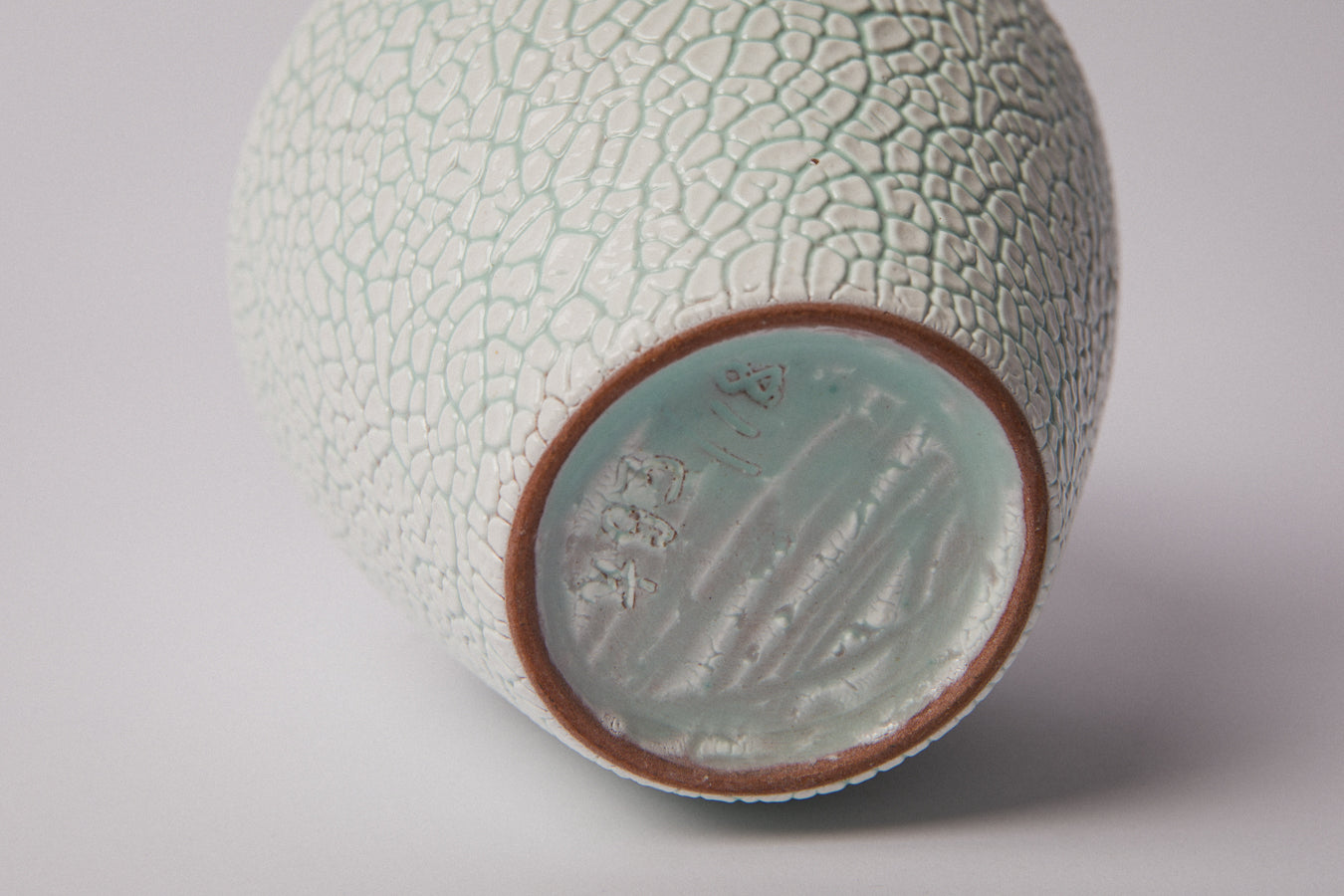 Ceramic VASE with crackle glaze _ 1362
